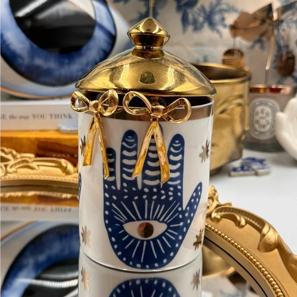 🆕 OSCAR DE LA RENTA 🧿 NWOT Runway Gold Bow Earrings - Picture 5 of 15